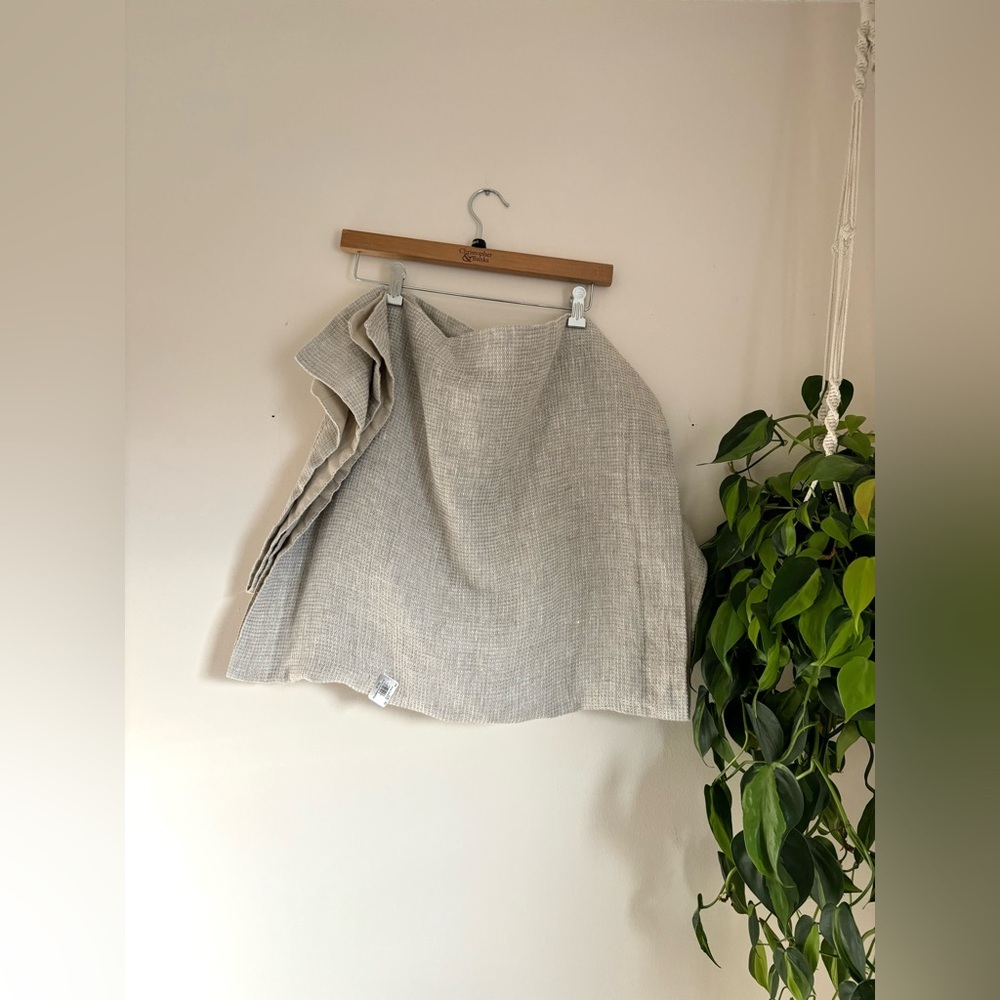 Pottery Barn flax waffle shams in the color “ecru”- linen & cotton blend - Picture 2 of 15